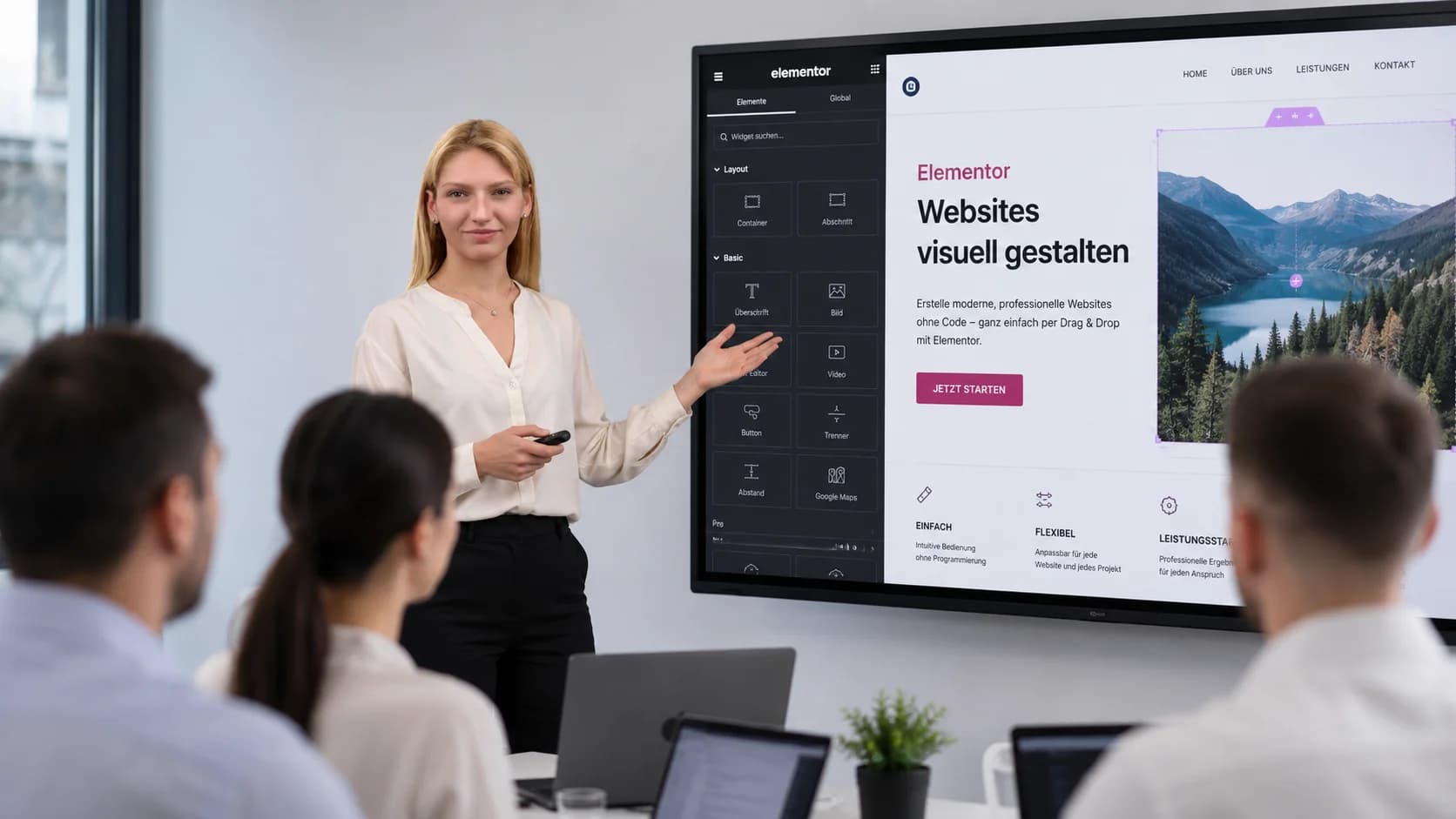 Elementor Web-Schulung und Digitalisierung durch Zalman IT Solutions