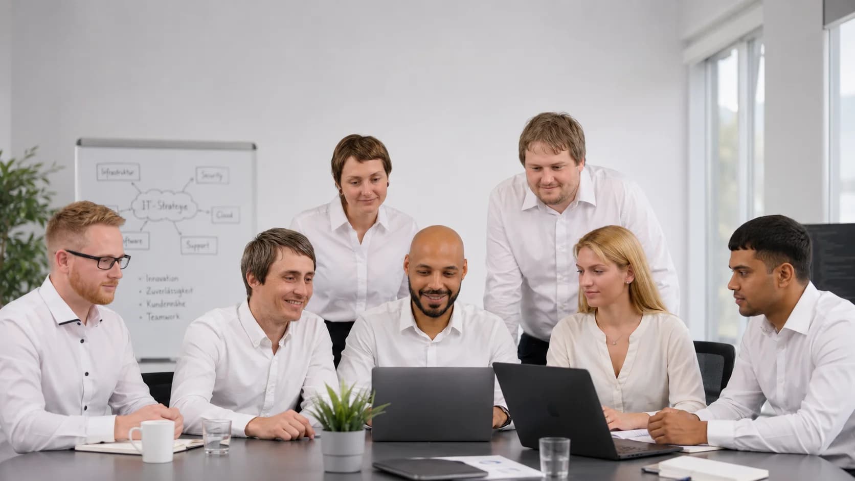 Zalman IT Solutions Team bei der Arbeit - IT-Dienstleister im Rhein-Main-Gebiet